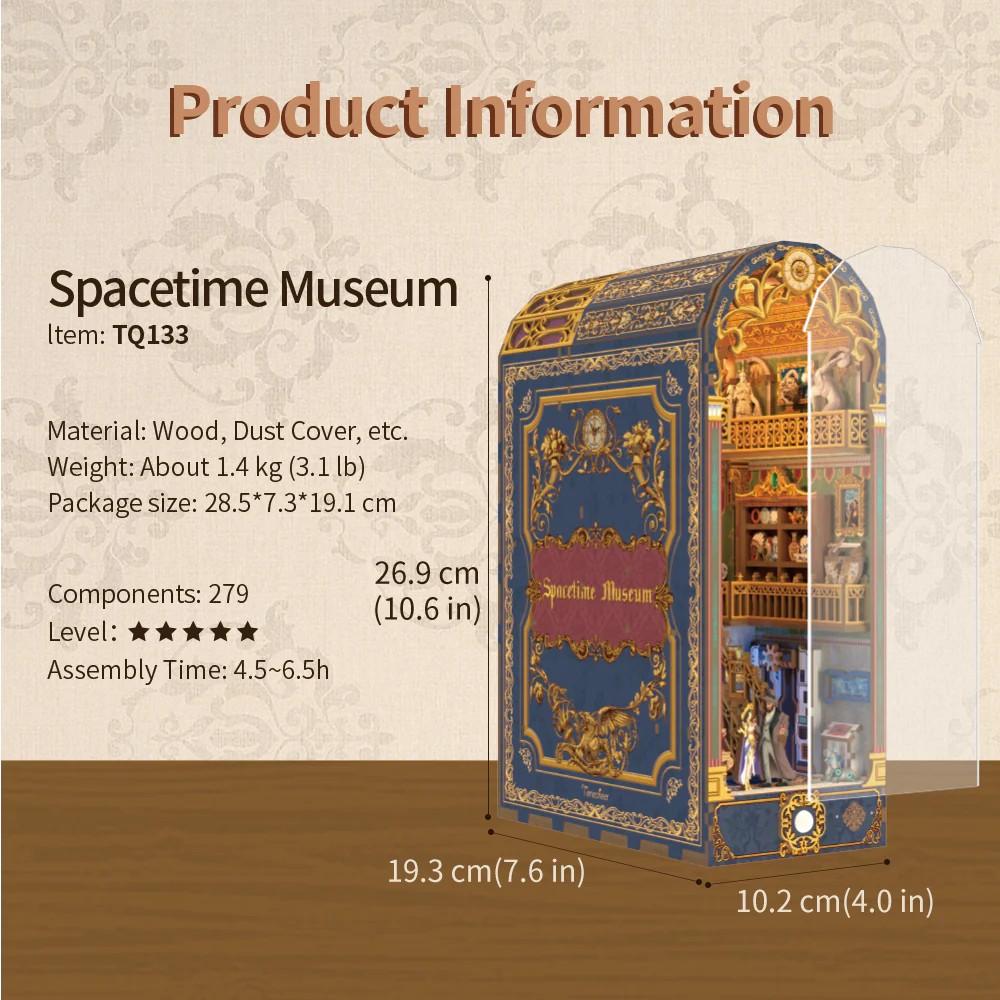 BOOK NOOK KIT - DIY- Musée de l'espace-temps - 279pcs + LED Light