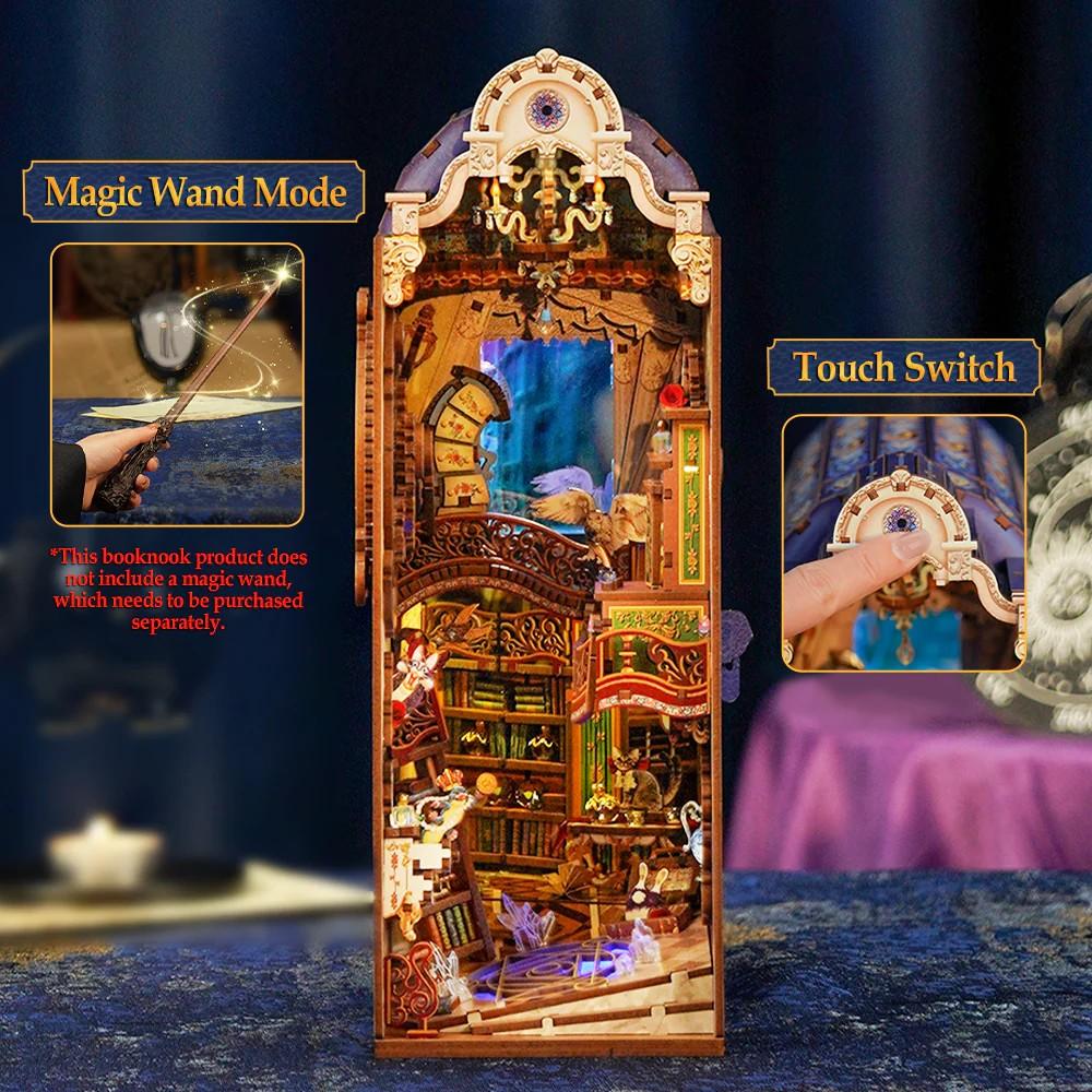 BOOK NOOK KIT - DIY- Librairie magique - 521pcs + LED Light