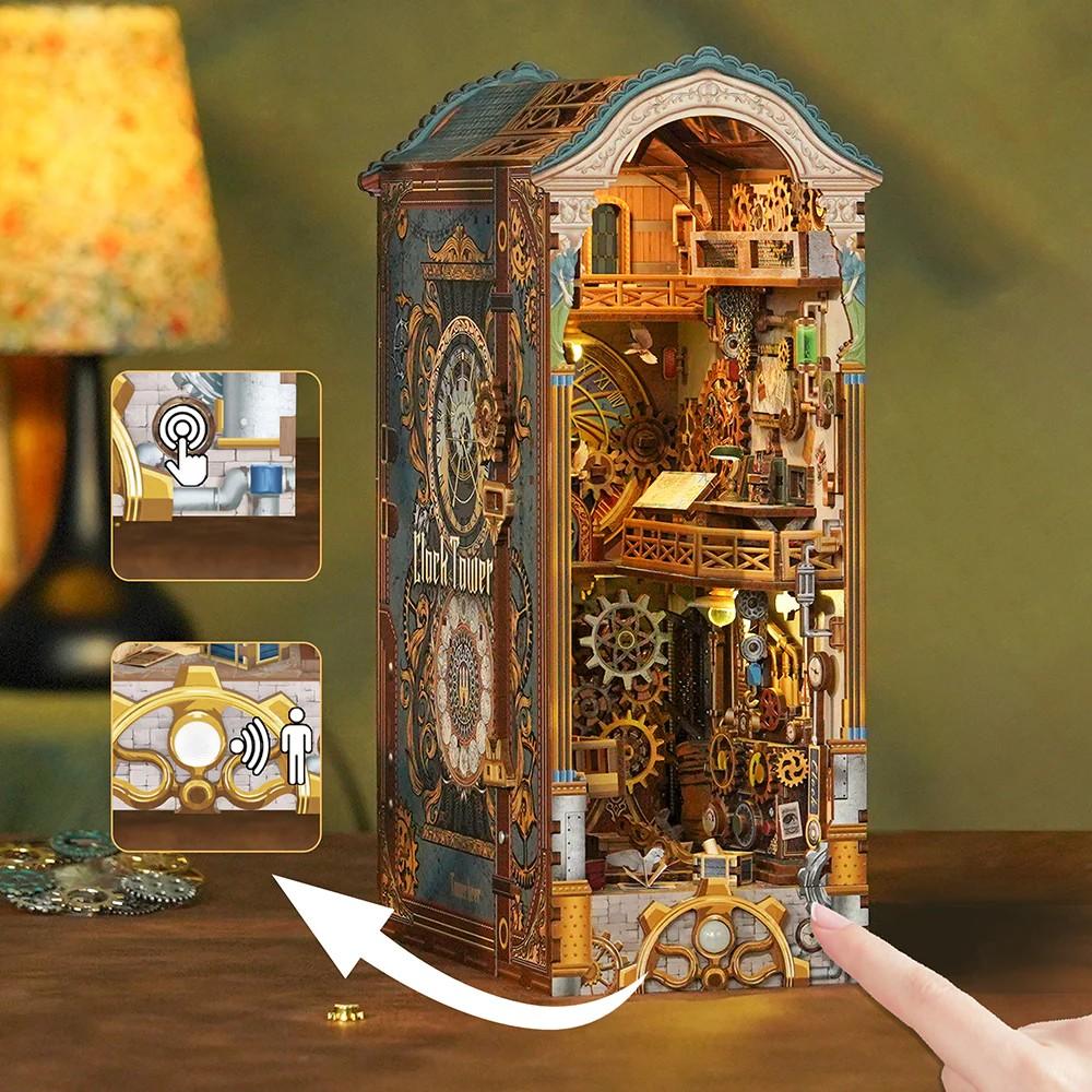 BOOK NOOK KIT - DIY- Tour de l'horloge - 430pcs + LED Light