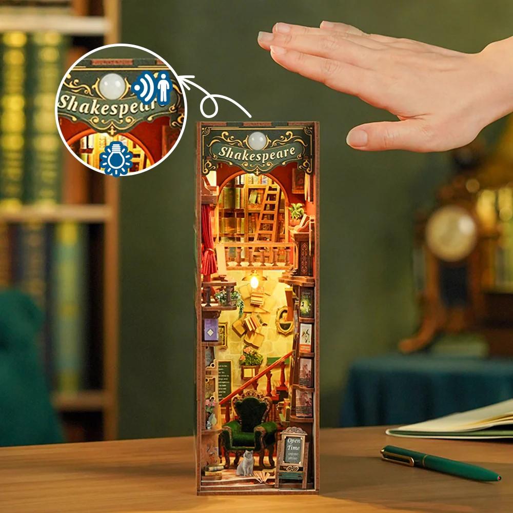 BOOK NOOK KIT - DIY- Librairie de la rive gauche - 347pcs + LED Light