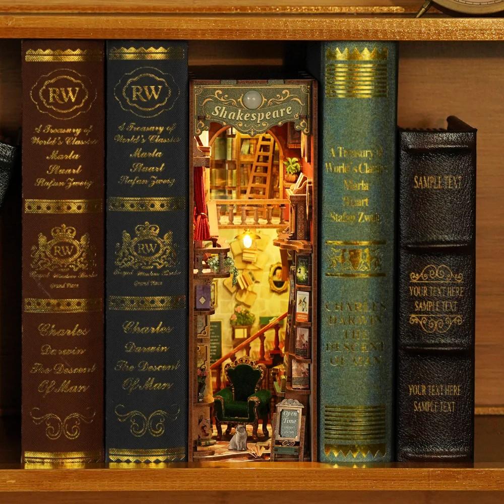 BOOK NOOK KIT - DIY- Librairie de la rive gauche - 347pcs + LED Light