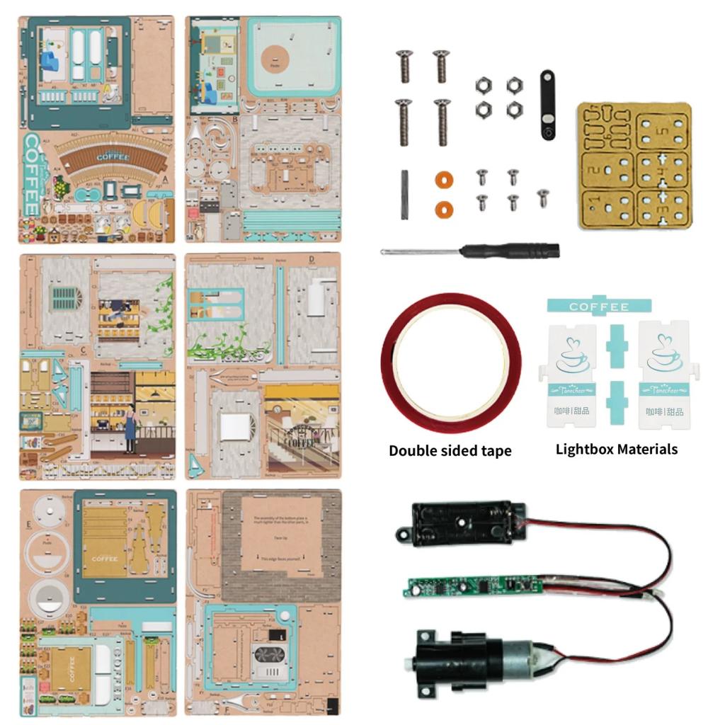 CAFE CAPE - Stockage de bureau DIY - 159pcs