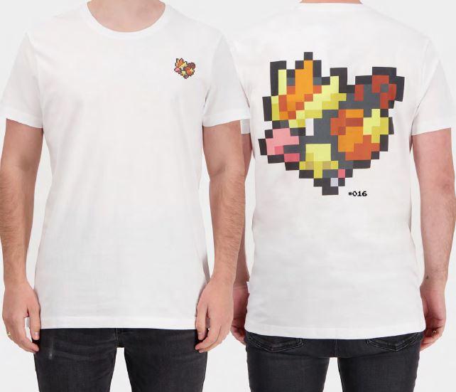 POKEMON - Pixel Roucoul - T-Shirt Homme (XL)