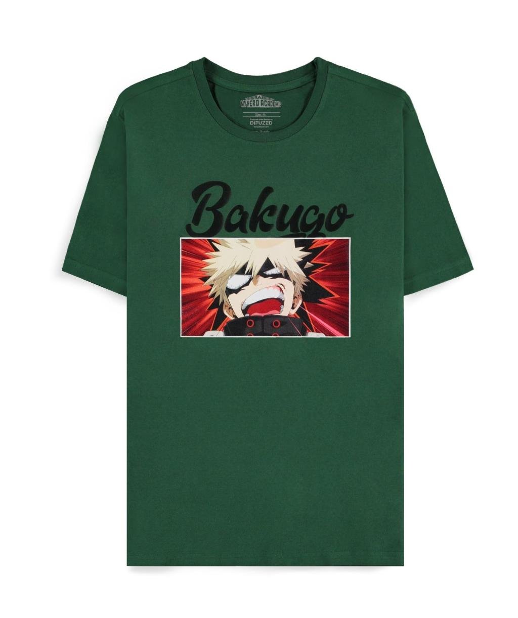 MY HERO ACADEMIA - Green Bakugo - T-shirt Homme (L)