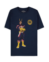 MY HERO ACADEMIA - Navy All Might Quote - T-shirt Homme (XS)