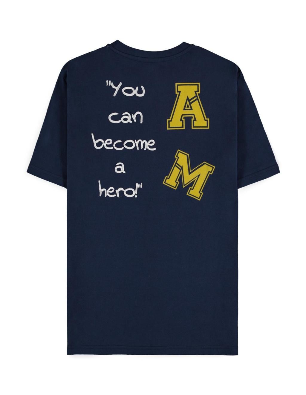 MY HERO ACADEMIA - Navy All Might Quote - T-shirt Homme (S)
