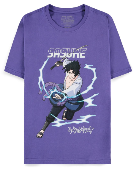 NARUTO - Sasuke Purple - T-Shirt Homme (S)