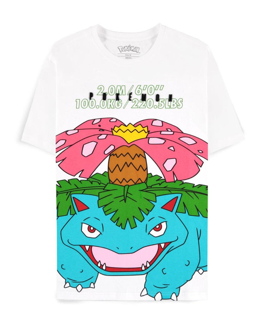 POKEMON - Florizarre Blanc - T-shirt Homme (XL)