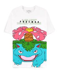 POKEMON - Florizarre Blanc - T-shirt Homme (XS)