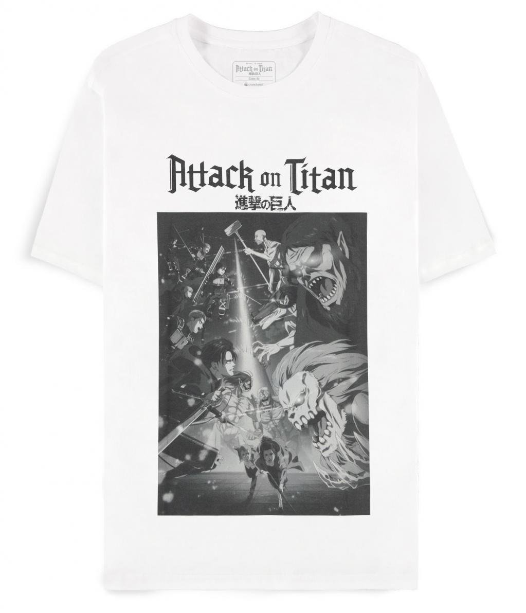 ATTACK ON TITAN - Saison 4 - T-Shirt Homme (XL)