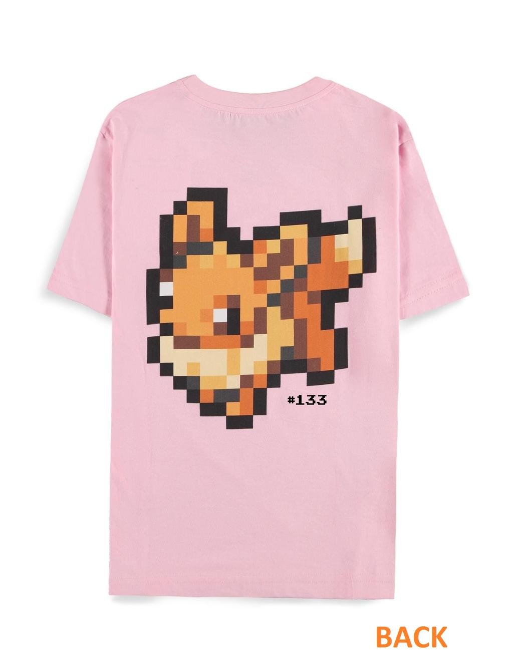 POKEMON - Pixel Evoli - T-Shirt Femme (L)