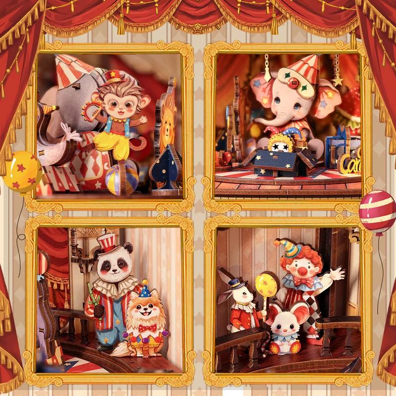 BOOK NOOK KIT - DIY - Carnaval des animaux - 413pc + Eclairage LED