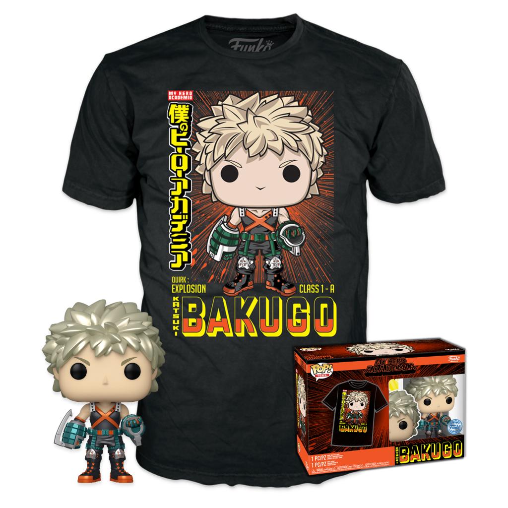 MY HERO ACADEMIA - Booble Head POP N° 249 - Bakugo (MT) +T-shirt (XL)