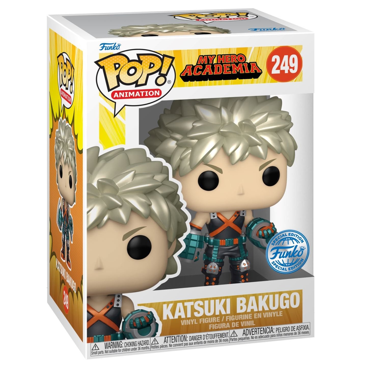 MY HERO ACADEMIA - Booble Head POP N° 249 - Bakugo (MT) +T-shirt (M)