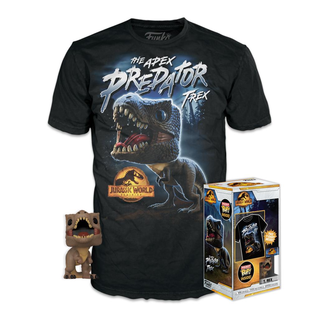 JURASSIC WORLD - Pocket POP - Trex + T-shirt (9-10 Ans)