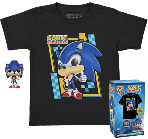 SONIC - Pocket POP - Sonic + T-shirt Enfant (L)