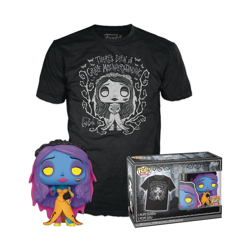 CORPSE BRIDE - Booble Head POP N° 1370 - Emily (BLKLT) +T-shirt (XL)