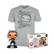 THE MANDALORIAN - Booble Head POP N° 464 - Ahsoka (GW) +T-shirt (L)