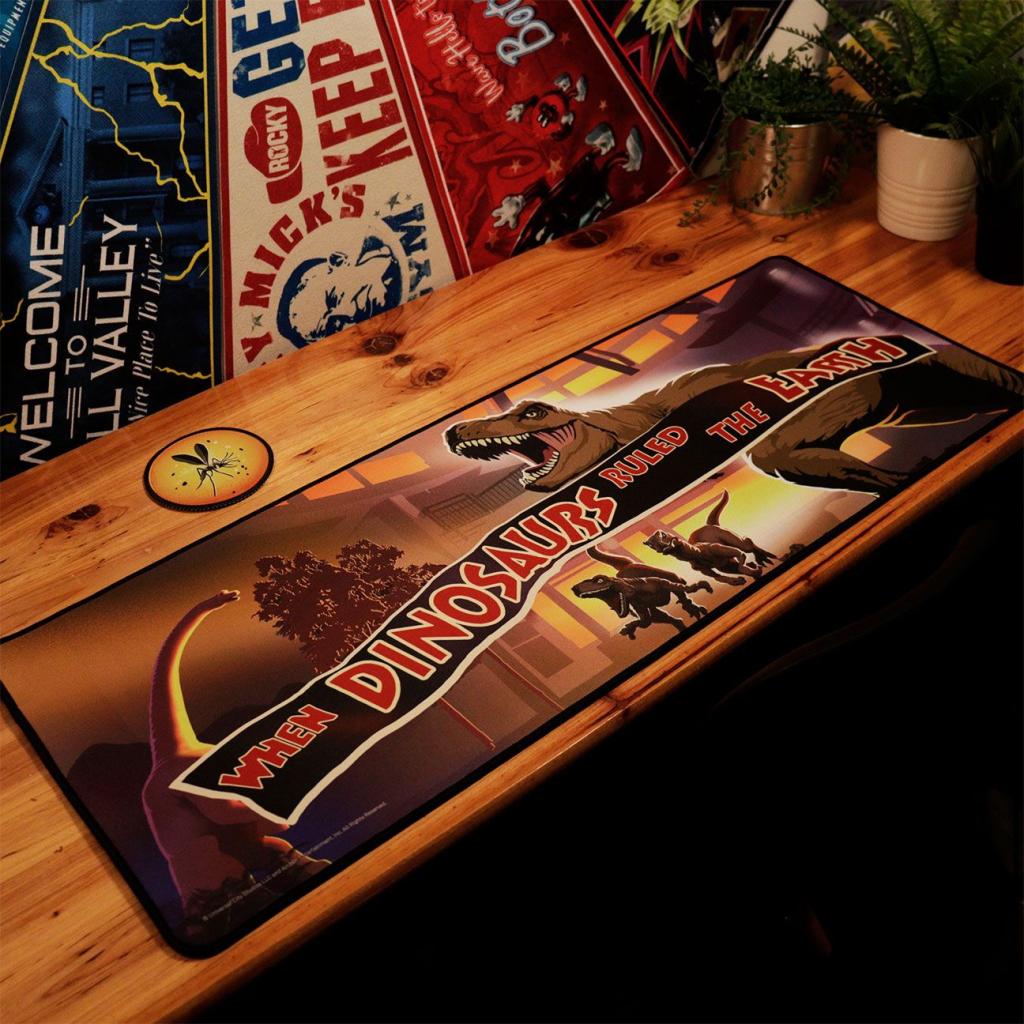 JURASSIC PARK - Tapis de Bureau XL + 1 Sous-Verre