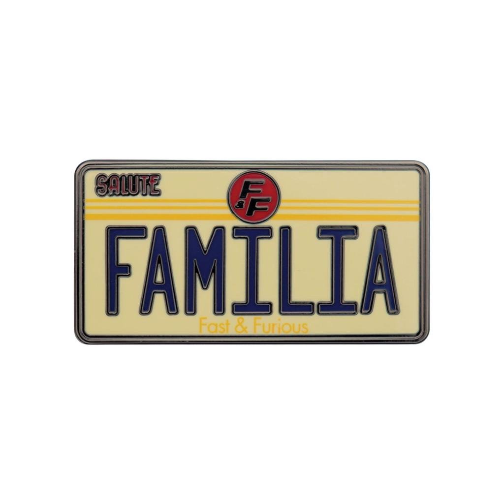 FAST & FURIOUS - Familia License Plate - Pin's Edition Limitée