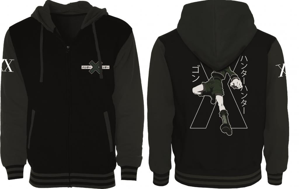 HUNTER X HUNTER - Gon Freecss - Jacket Varsity Homme (XL)