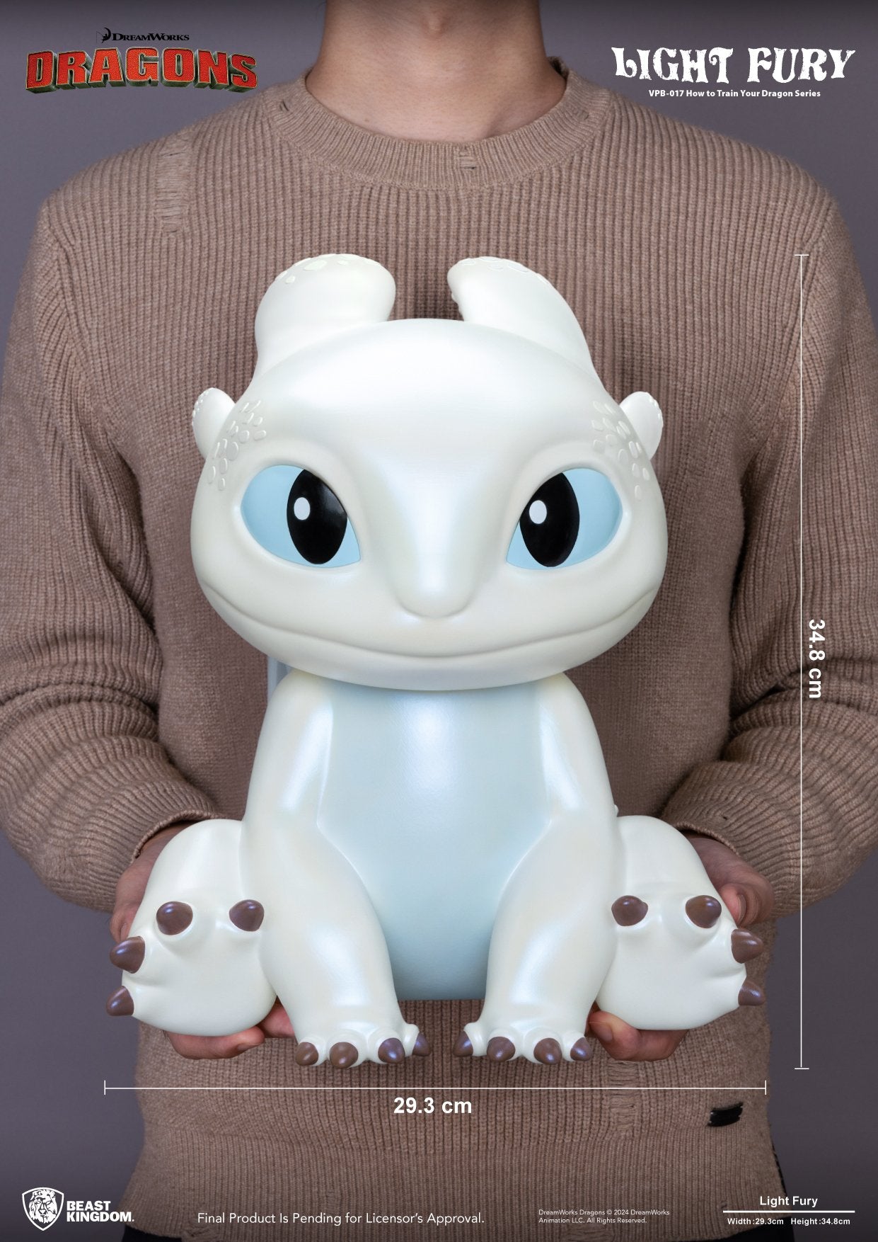 DRAGONS - Furie Eclair - Tirelire 35cm