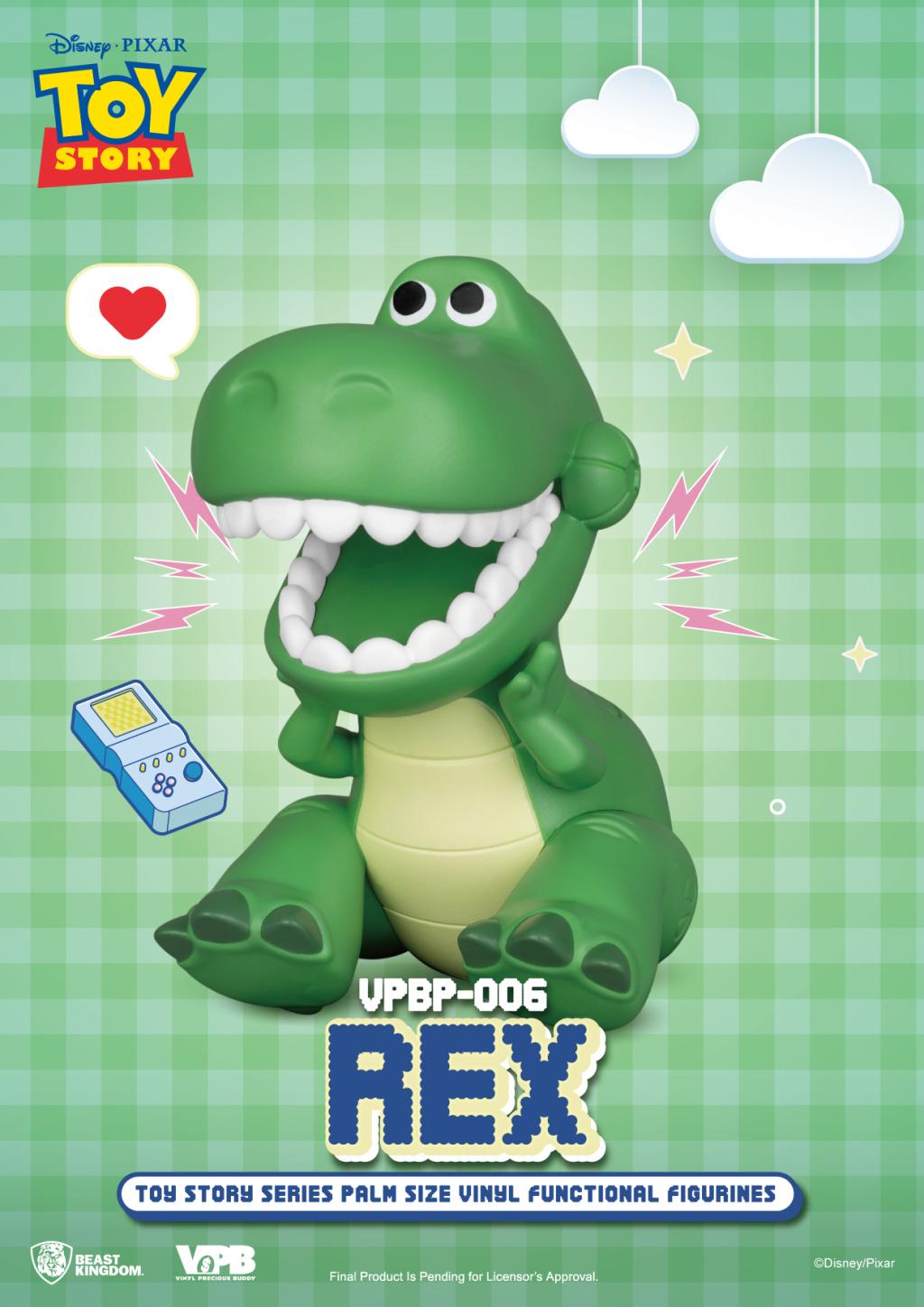 TOY STORY - Rex - Tirelire Vinyl Figure 12.1cm