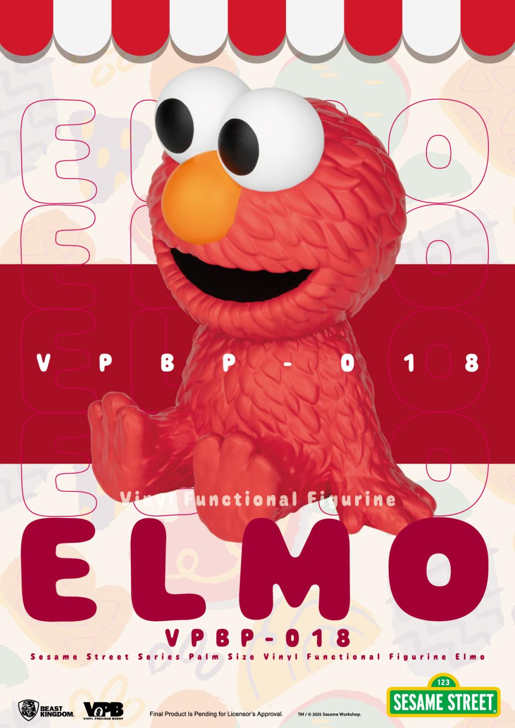 SESAME STREET - Elmo - Tirelire Palm Size 11.5cm