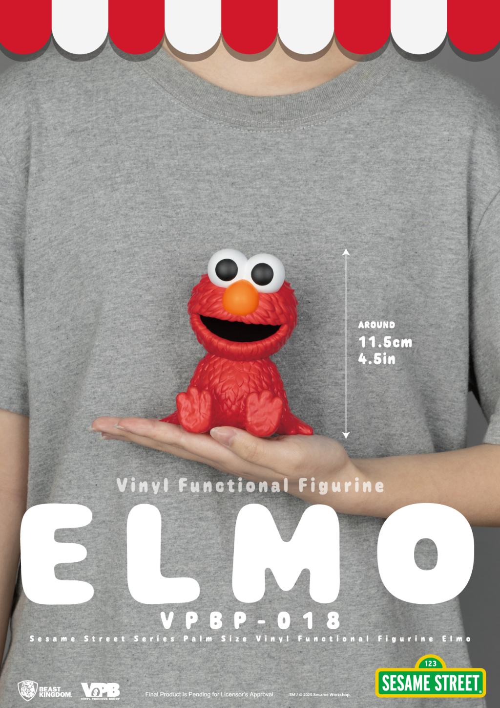 SESAME STREET - Elmo - Tirelire Palm Size 11.5cm
