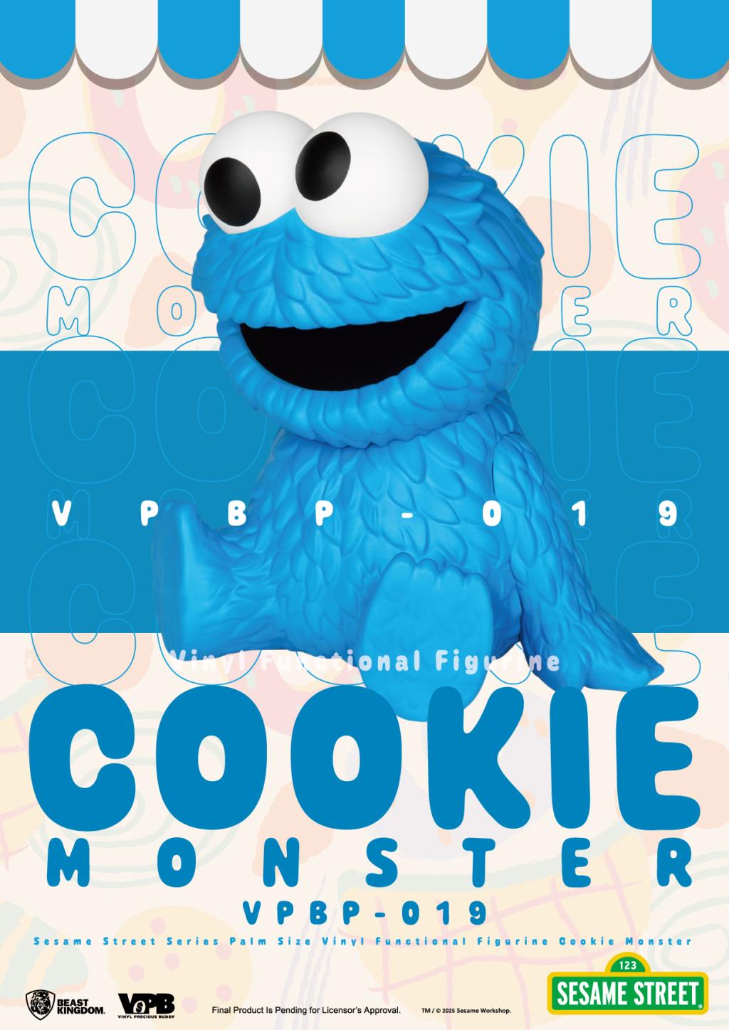 SESAME STREET - Cookie Monster - Tirelire Palm Size 11.8cm