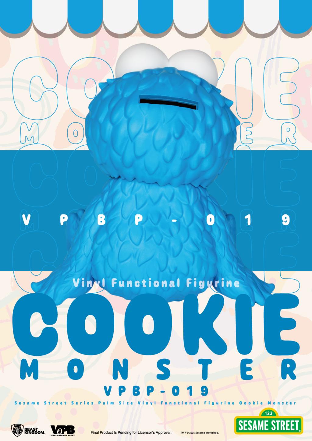SESAME STREET - Cookie Monster - Tirelire Palm Size 11.8cm