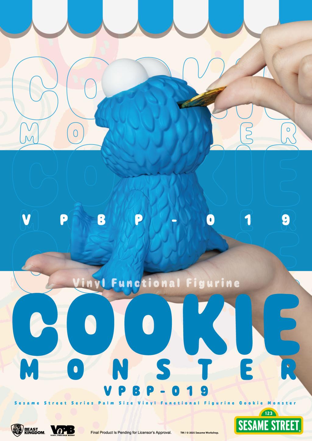 SESAME STREET - Cookie Monster - Tirelire Palm Size 11.8cm