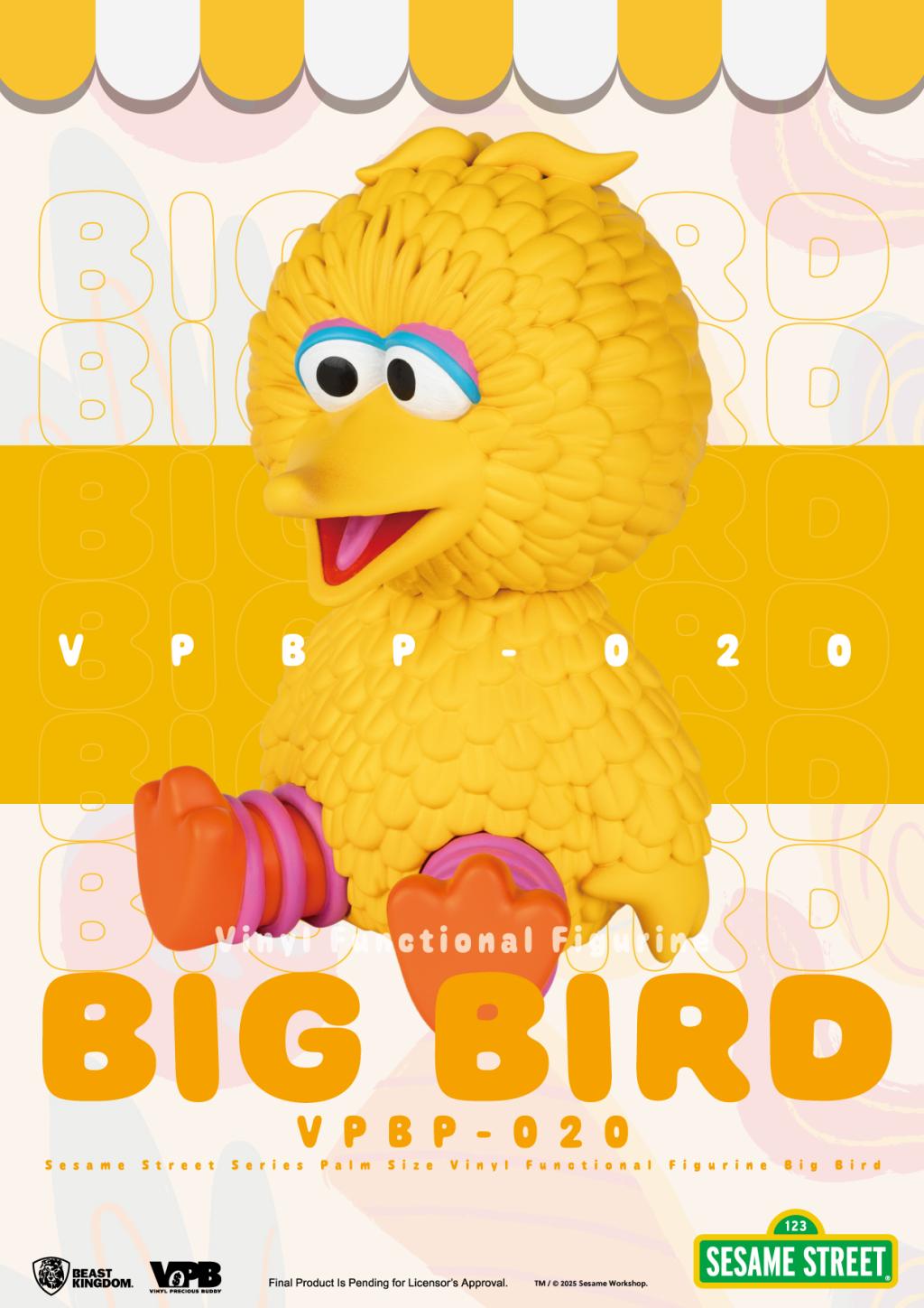 SESAME STREET - Big Bird - Tirelire Palm Size 12.7cm