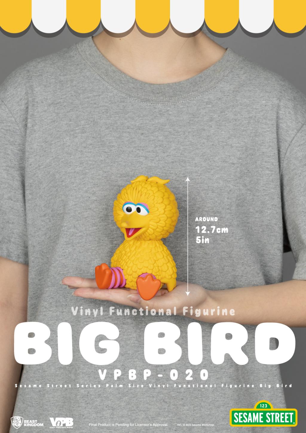 SESAME STREET - Big Bird - Tirelire Palm Size 12.7cm