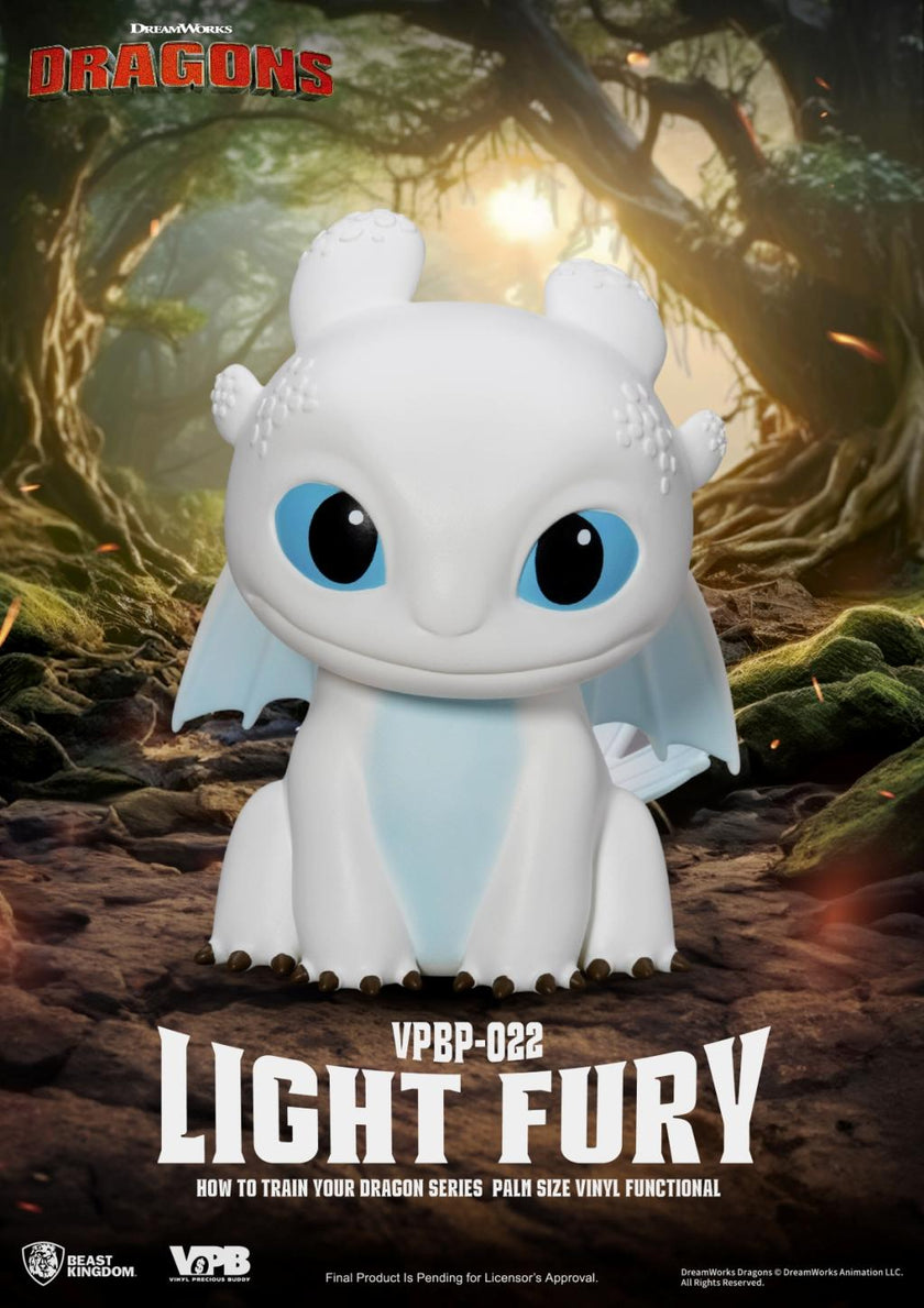DRAGON - Light Fury - Tirelire  Vinyl Figure 12cm