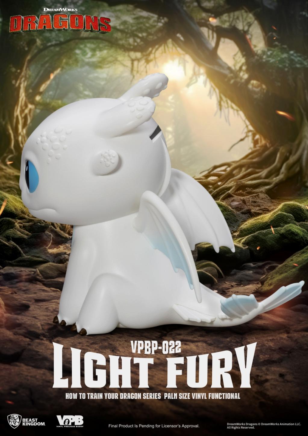 DRAGON - Light Fury - Tirelire  Vinyl Figure 12cm