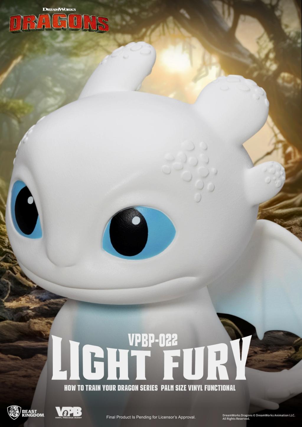 DRAGON - Light Fury - Tirelire  Vinyl Figure 12cm