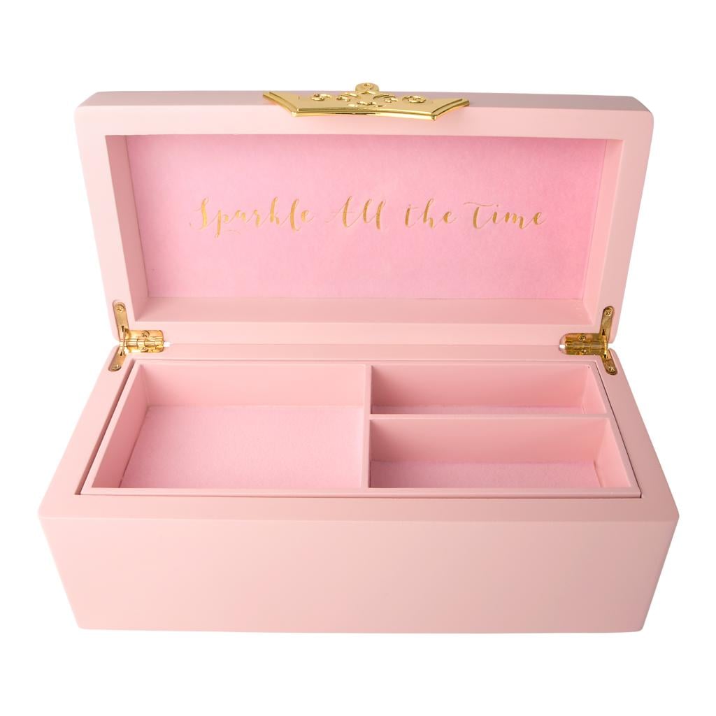 DISNEY - Princesses - Boîte à Bijoux en Bois - 24x 11,5x 10 cm