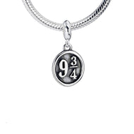 HARRY POTTER - Plateforme 9 3/4 - Charme en Argent pour Bracelet