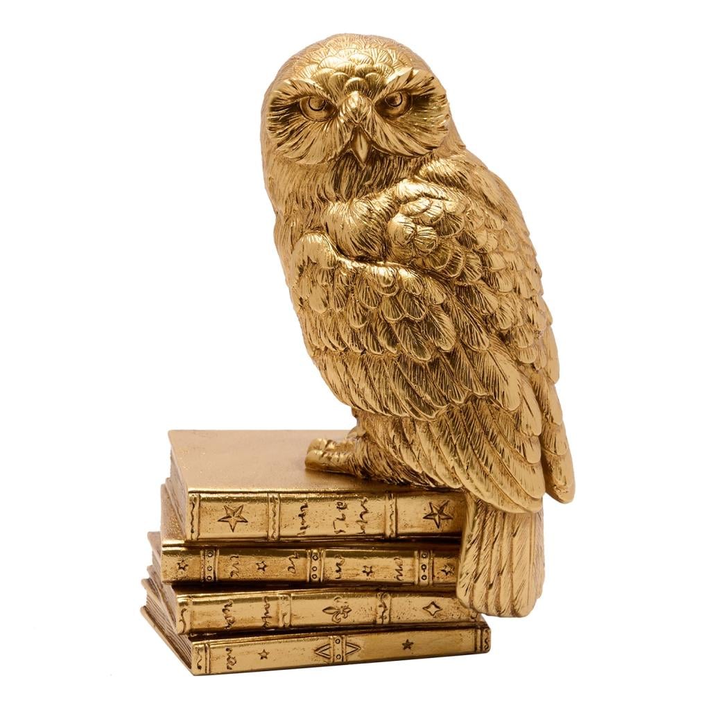 HARRY POTTER - Hedwige - Figurine Doré  20cm