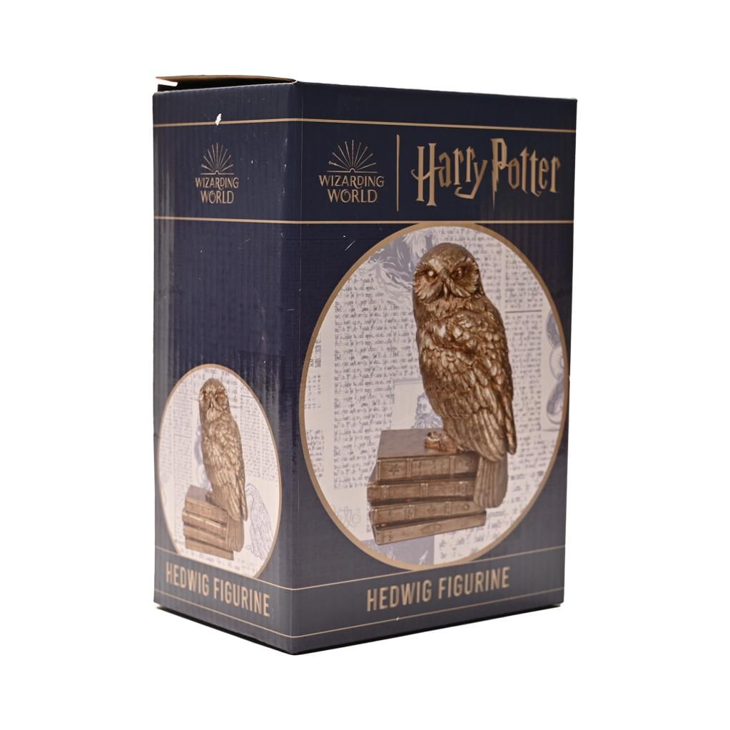 HARRY POTTER - Hedwige - Figurine Doré  20cm