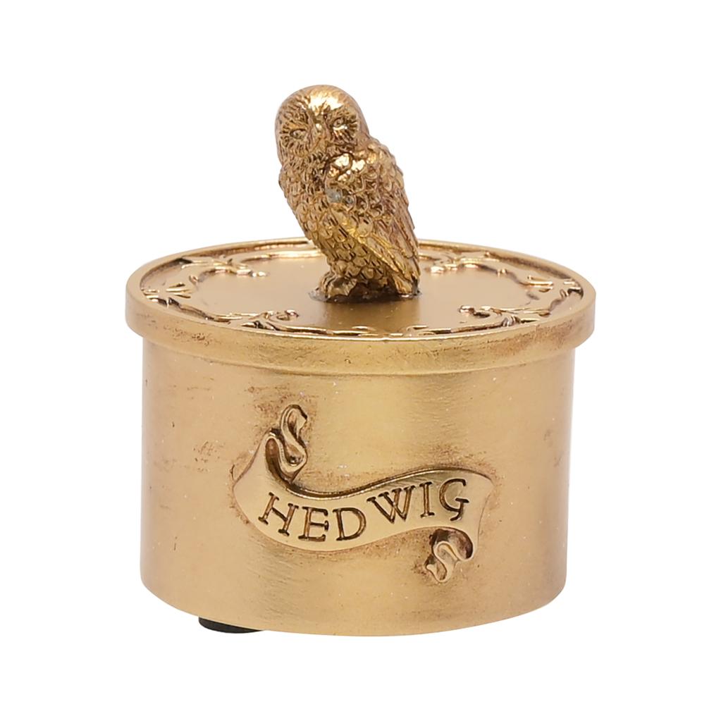 HARRY POTTER - Hedwige - Boîte à Bijoux Doré