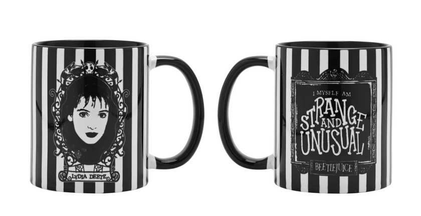 BEETLEJUICE - Black&White - Lydia - Mug Interieur Coloré - 312 ml