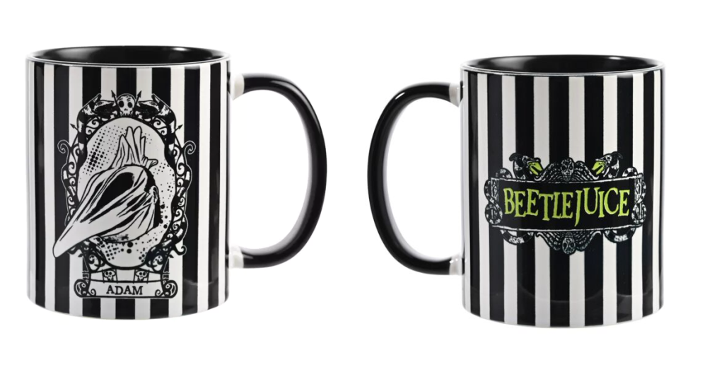 BEETLEJUICE - Black&White - Adam - Mug Interieur Coloré - 312 ml