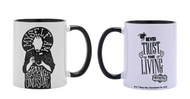 BEETLEJUICE - Black&White - Strange - Mug Interieur Coloré - 312 ml