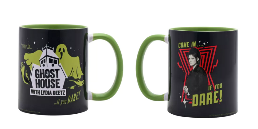 BEETLEJUICE - Black&Green - Ghost House - Mug Interieur Coloré -312 ml