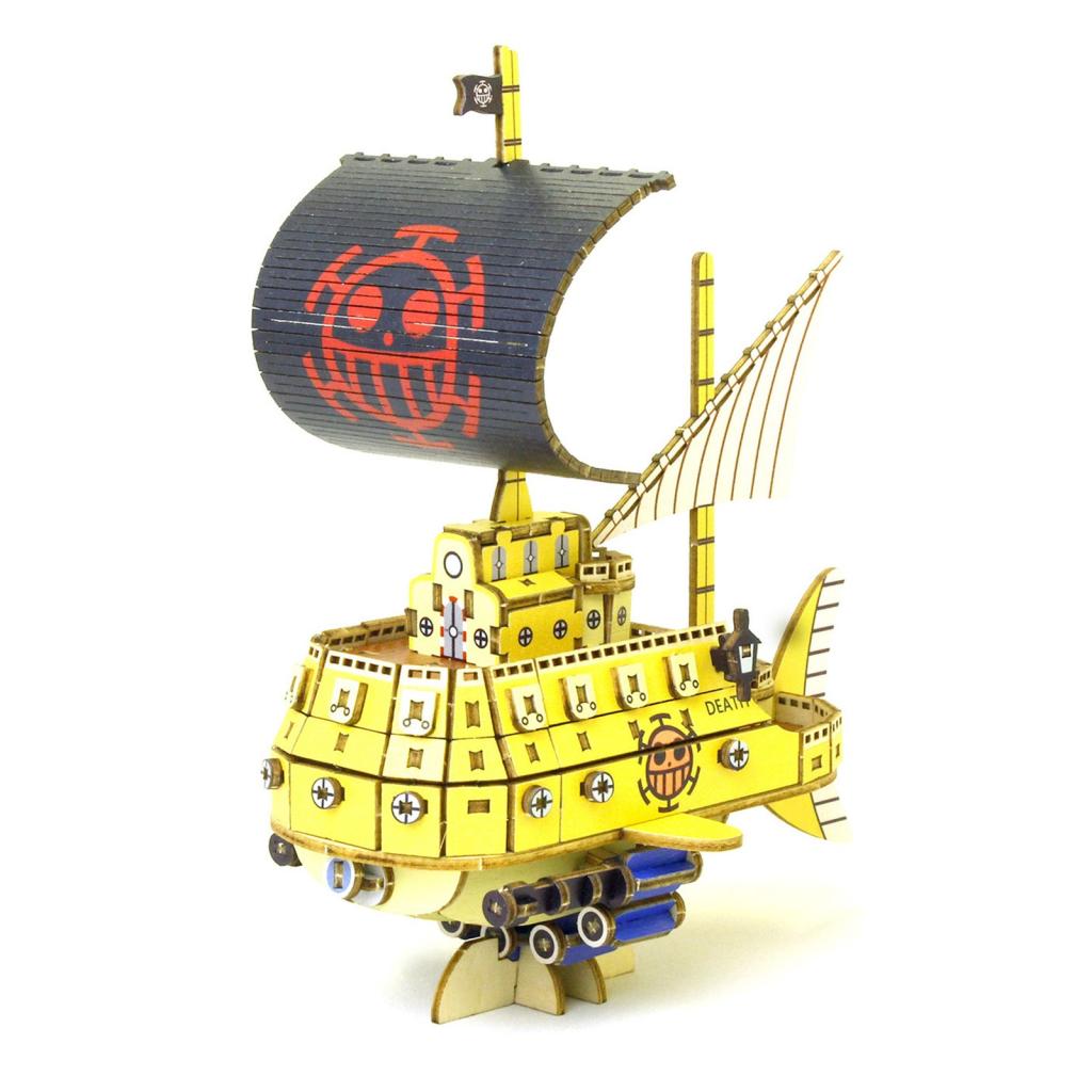 ONE PIECE - Law's Submarine - Wood Model Kit 13.2x8.5x16cm