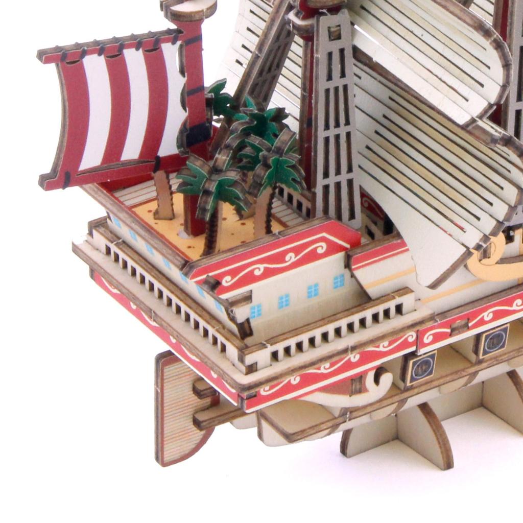 ONE PIECE - Red Force - Wood Model Kit 14x7.1x13.7cm