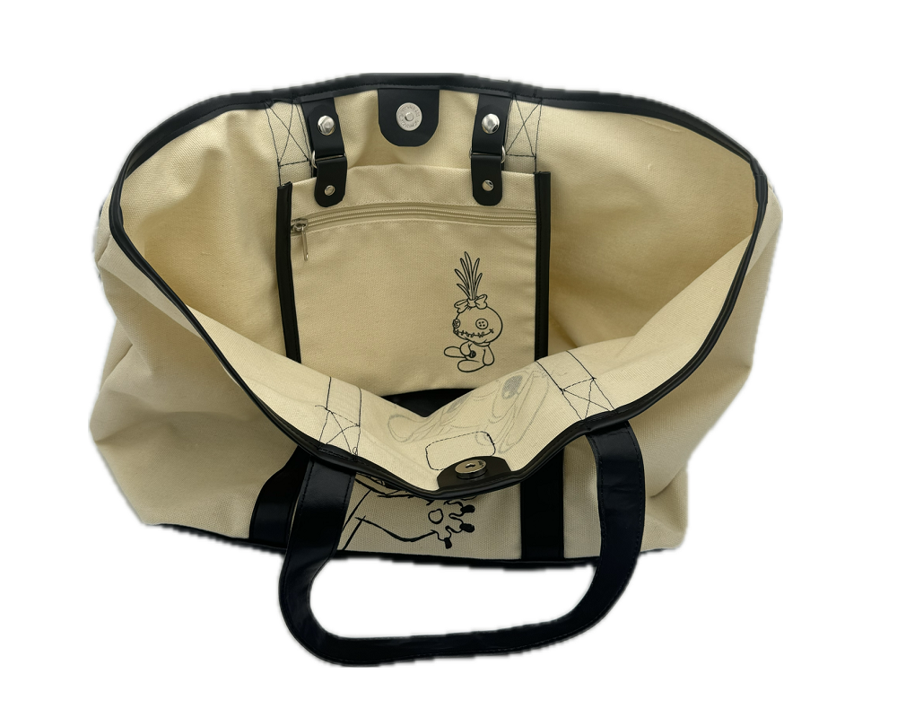 STITCH & ANGEL - Sac à Bandoulière en Toile - 35x31x20cm