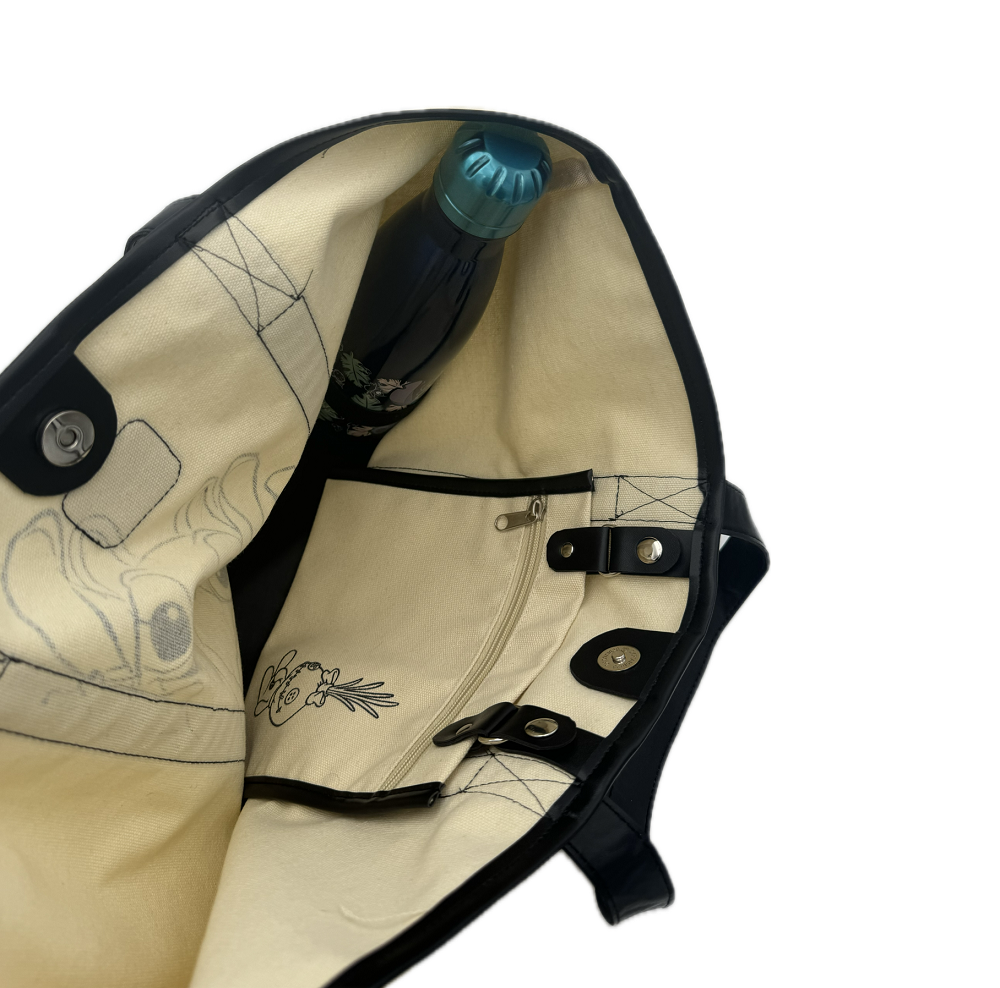 STITCH & ANGEL - Sac à Bandoulière en Toile - 35x31x20cm